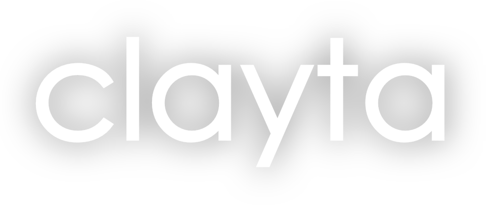 Clayta wordmark logo